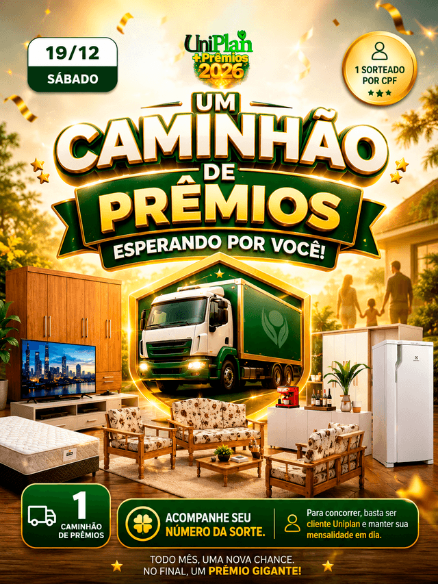 Caminhão de Prêmios — UniPlan + Prêmios